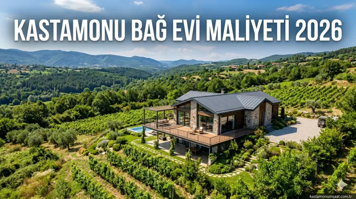 Kastamonu Bağ Evi Maliyeti 2026 - Fiyatlar, Projeler ve Yapım Süreci